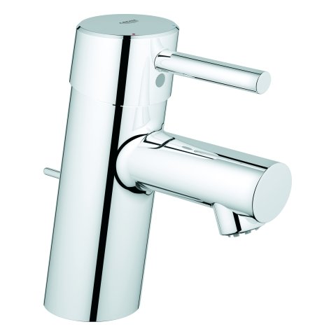 Grohe Concetto Single lever basin mixer, S-size with waste, low-pressure