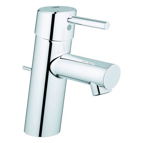 Grohe Concetto single lever basin mixer, S-size with drain unit, EcoJoy