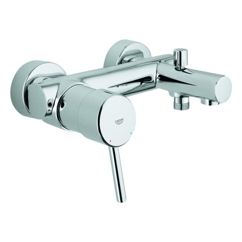 Grohe Concetto single lever bath mixer, wall mounting