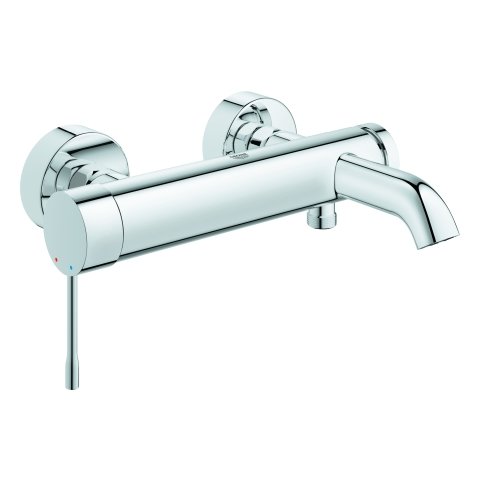 Grohe Essence single-lever bath mixer DN 15, wall mounting, automatic bath/shower changeover