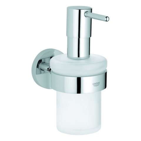 Grohe Essentials holder with soap dispenser
