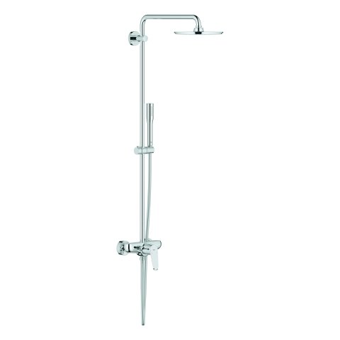 Grohe Euphoria Eurodisc System with single-lever mixer, with Cosmopolitan 210 metal shower head