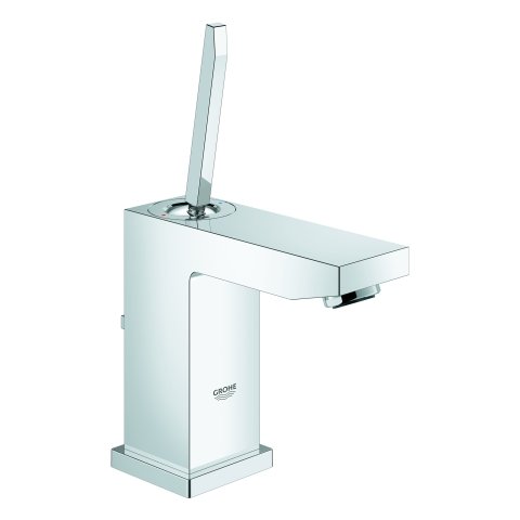 Grohe Eurocube Joy single-lever basin mixer S-Size, single-hole installation, with waste set