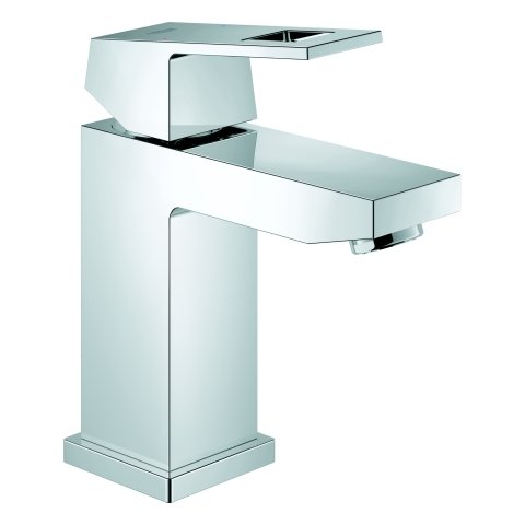 Grohe Eurocube single lever basin mixer, S-size, without pop-up waste