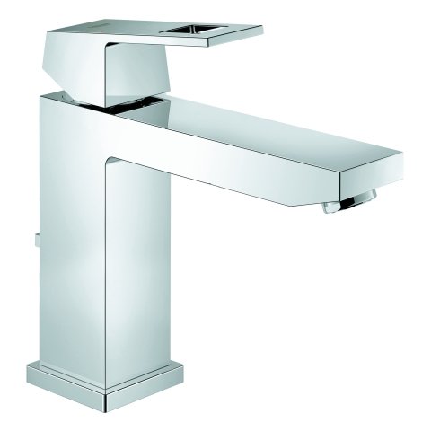 Grohe Eurocube single-lever basin mixer, M-size, with drain set