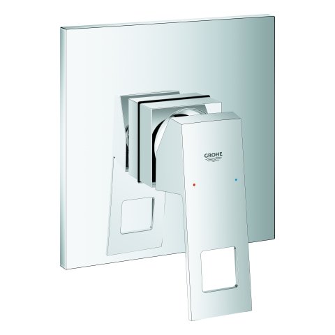 Grohe Eurocube Einhand-Brausebatterie, rechteckige Rosette