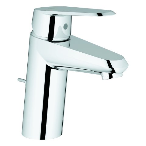 Grohe Eurodisc-Cosmopolitan single-lever basin mixer DN 15, S-size, single-hole installation, with pop-up waste