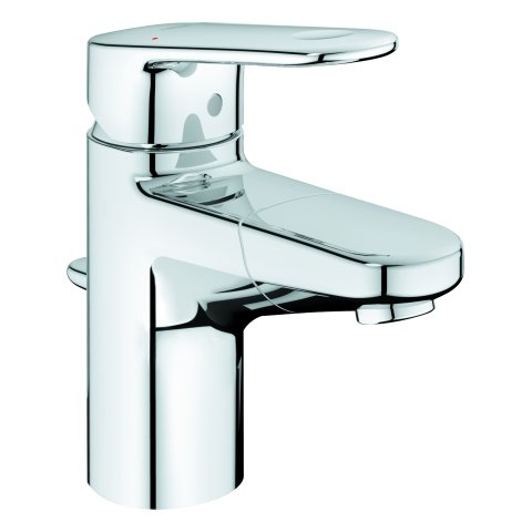 Grohe Europlus single lever basin mixer DN 15, S-Size, with waste, pull-out spout