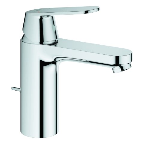 Grohe Eurosmart Cosmopolitan Single lever basin mixer, M-size with waste, EcoJoy