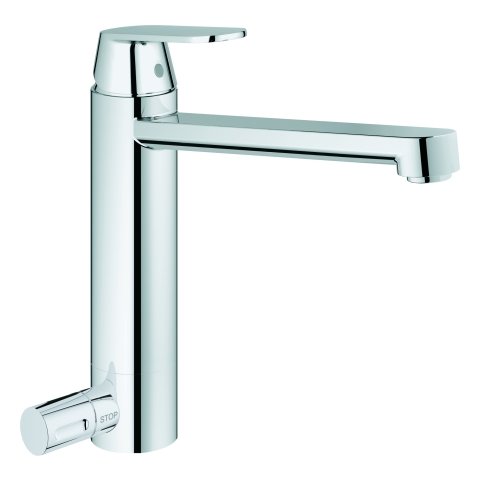 Grohe Eurosmart Cosmopolitan Single lever sink mixer integrated pre-closing device