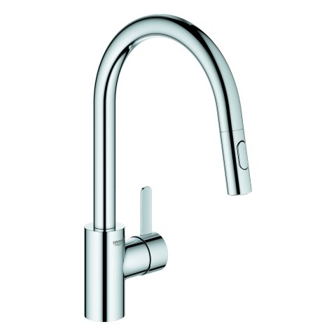 Grohe Eurosmart Cosmopolitan single lever sink mixer pull-out mousseur spray