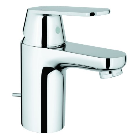 Grohe Eurosmart Cosmopolitan Single lever basin mixer, S-size with pop-up waste, for open water heaters