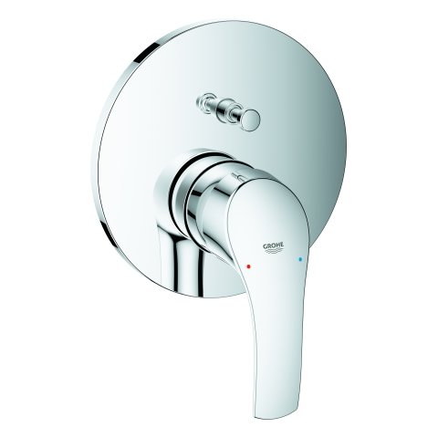 Grohe Eurosmart single lever bath mixer complete installation set