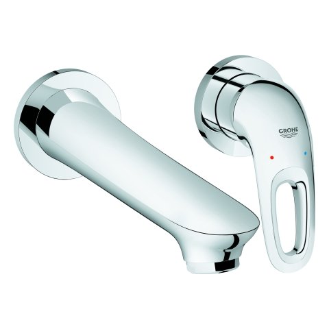 Grohe Eurostyle 2-hole basin mixer, open lever handle