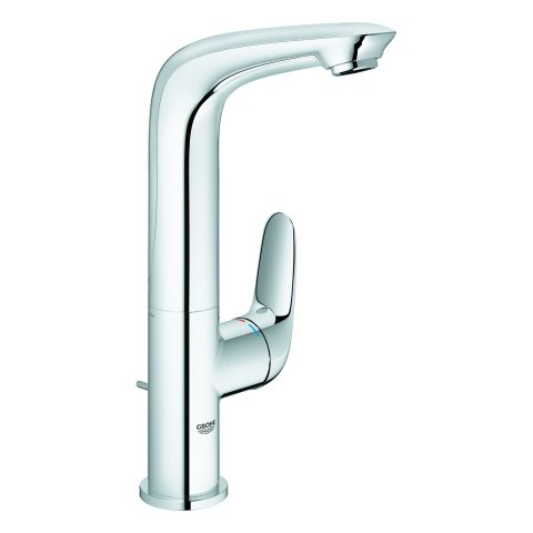 Grohe Eurostyle single lever basin mixer, L-size with waste, closed lever handle