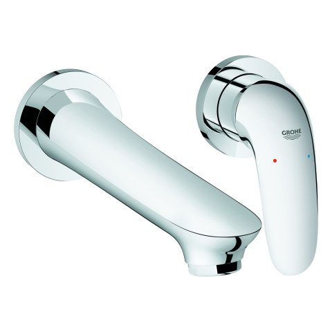 Grohe Eurostyle 2-hole basin mixer, closed lever handle