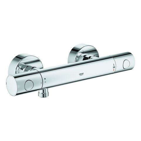 Grohe Grohtherm 800 Cosmopolitan thermostatic shower mixer, DN 15, S-connectors, chrome