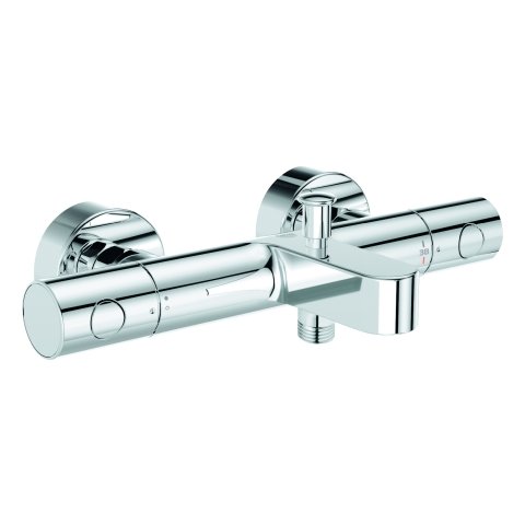 Grohe Grohtherm 800 Cosmopolitan thermostatic bath mixer, DN 15, S-connectors, chrome