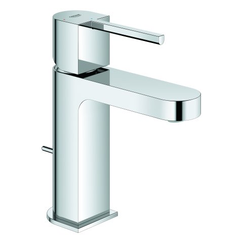 GROHE Plus one-hand basin mixer, DN 15 S-size, with pop-up waste, energy-saving function, chrome