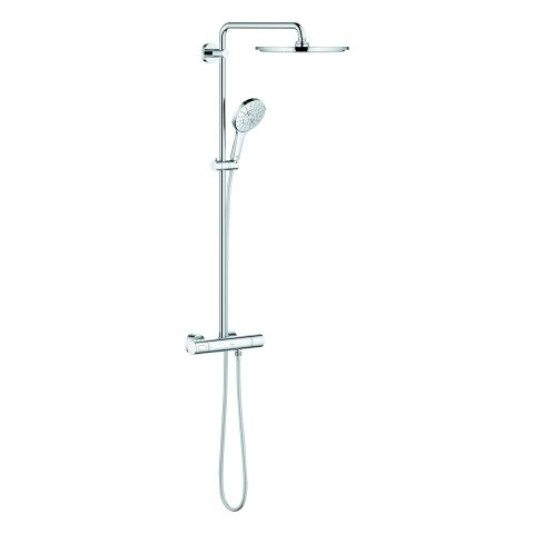 GROHE Rainshower SmartActive 310 shower system with thermostatic mixer, wall mounting