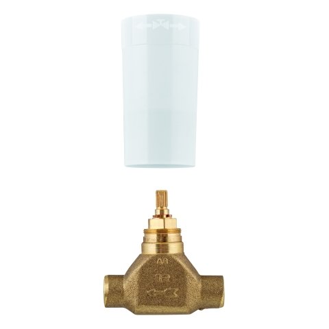 Grohe flush-mounted valve lower part, DN 15 with solder connection