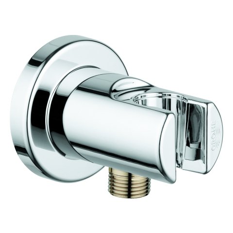 Grohe Relexa wall connection elbow, DN 15 with shower holder