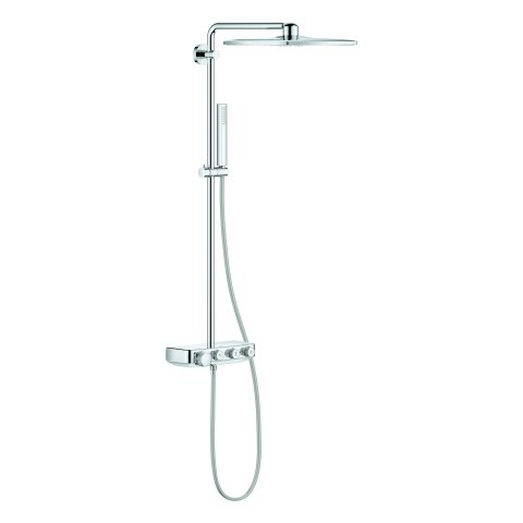 Grohe Euphoria SmartControl System 310 Cube Duo shower system with thermostatic mixer, wall-mounted
