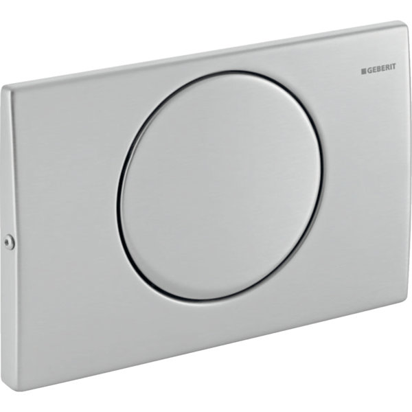 Geberit actuation plate Delta10, flush-stop-flush, screwable, 115.101.00.5