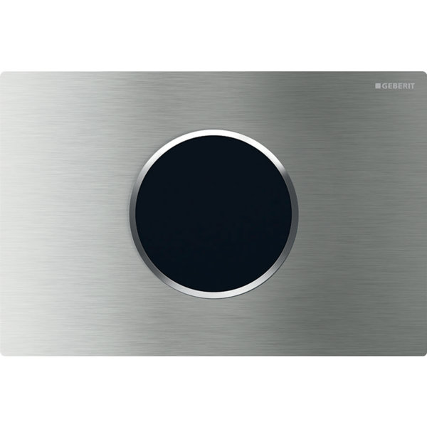 Geberit WC control with electric flush actuation, Sigma10, infrared-controlled, screwable, 115.906