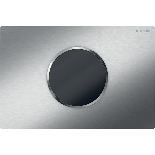 Geberit WC control with electr. flush release, Sigma10, 2-flush, battery operated, screwable, 115.909.