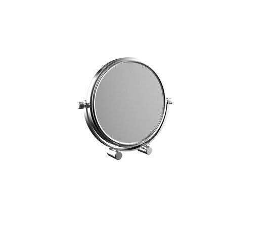 Emco pure hand mirror, diameter 126 mm, magnification 5-fold, chrome, 109400132