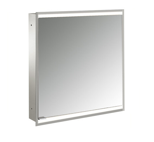 Emco prime 2 Facelift illuminated mirror cabinet, 600 mm, 1 door, stop right, concealed model, 9497