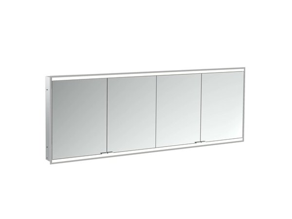 Emco prime 2 facelift illuminated mirror cabinet, 1800 mm, 4 doors, concealed model, 9497