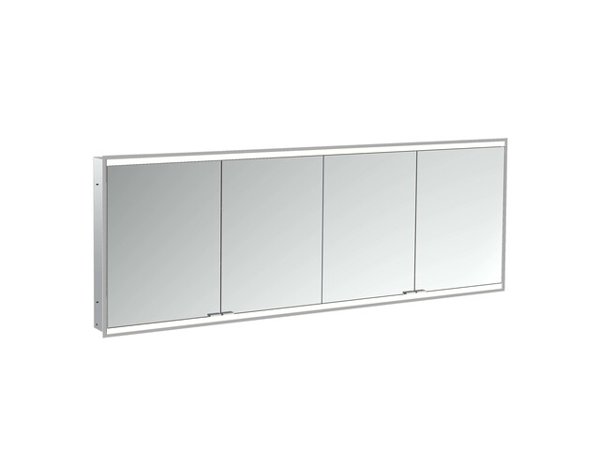 Emco prime 2 facelift illuminated mirror cabinet, 2000 mm, 4 doors, concealed model, 9497