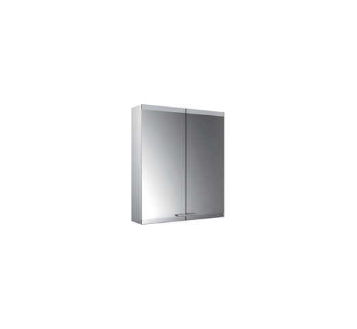 Emco asis evo Mirror light cabinet, surface-mounted model, 2 doors, 600 mm