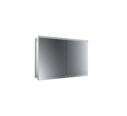 Emco asis evo Mirror light cabinet, flush-mounted model, 2 doors, 1000 mm