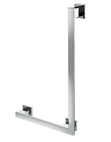 Emco loft angled handle, 90 degrees left, chrome