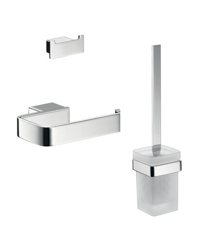 Emco loft toilet set, paper holder without lid, chrome, 059800102