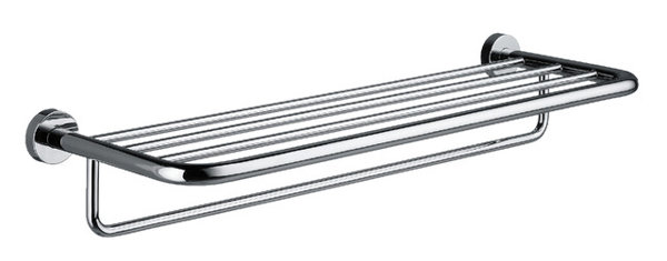 Emco rondo 2 towel rack, chrome, bath towel rail, 600 mm