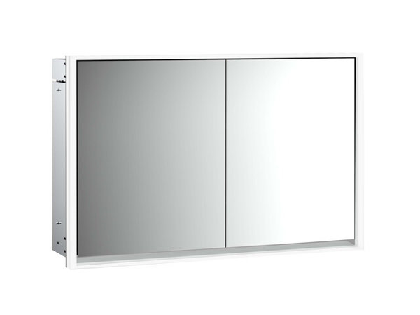 Emco loft illuminated mirror cabinet, 1200 mm, 2 doors, flush-mounted model, 979805119