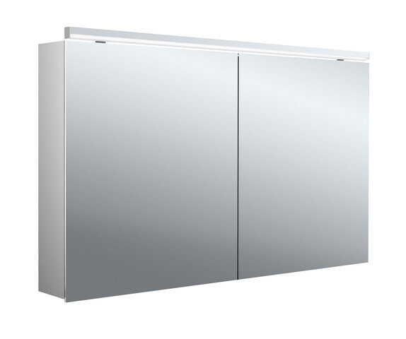 Emco pure 2 Classic LED illuminated mirror cabinet with top light, 2 doors, 1200x711x153mm, 979705505