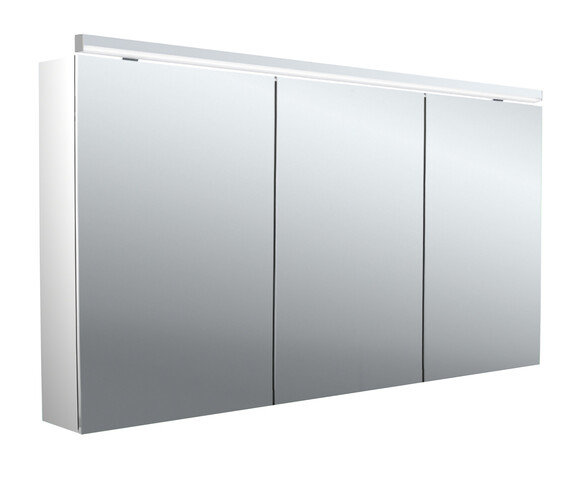 Emco pure 2 Classic LED illuminated mirror cabinet with top light, 3 doors, 1400x711x153mm, 979705506