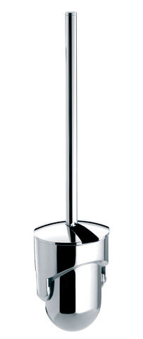 Emco system2 toilet brush set, chrome-plated plastic container, 351500103