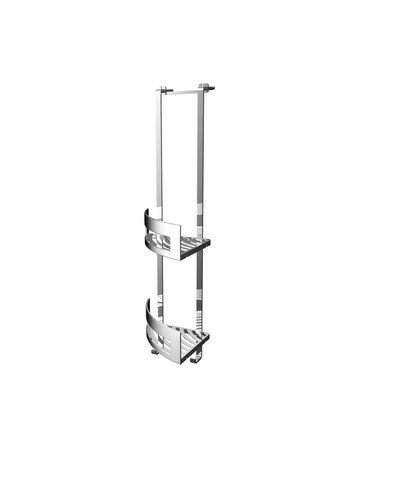 Emco system2 door rack, 2 deep corner baskets, chrome, 354500126