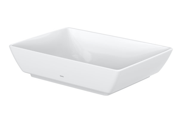 TOTO WU Countertop washbasin, without tap hole, with overflow, 550x380mm, Cefiontect, L1735E