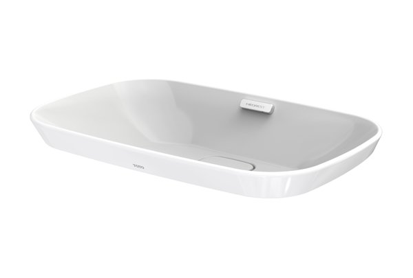 TOTO Neorest countertop washbasin, without tap hole, with overflow, 596x397mm, Cefiontect, LW3716HY