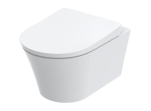 TOTO GP wall-mounted toilet, low-flush, for Washlet RG Lite with side connections, 380x540x335mm, CW...