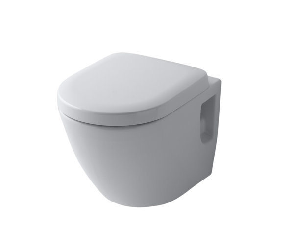 TOTO NC wall-mounted toilet, low-flush, for Washlet RG Lite with side connections, 380x530x340mm, CW...