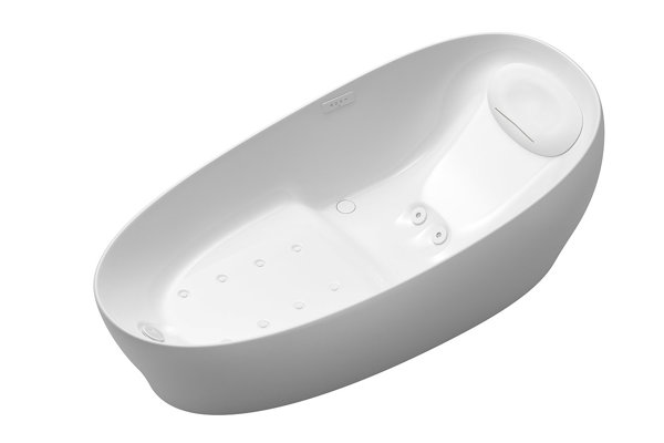 TOTO Floating bathtub, freestanding, 2200x1050x785mm, Hydrohands, Zero Dimension, PJYD2200PWEE#GW