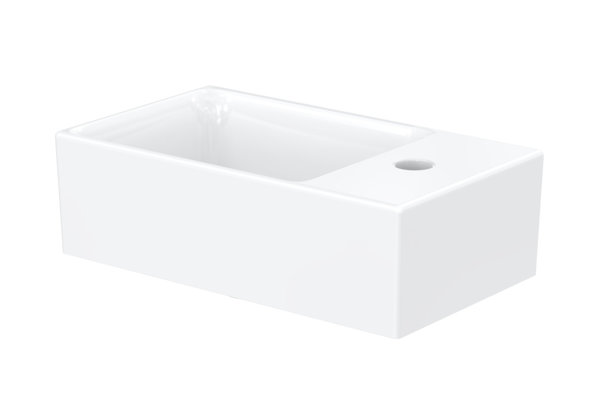 TOTO CS Countertop washbasin, 1 tap hole, without overflow, 400x230mm, Cefiontect, LW1634WH